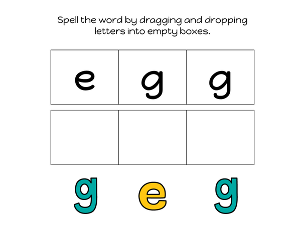 Edmark Level 1 Google Slides, Words 31 - 60