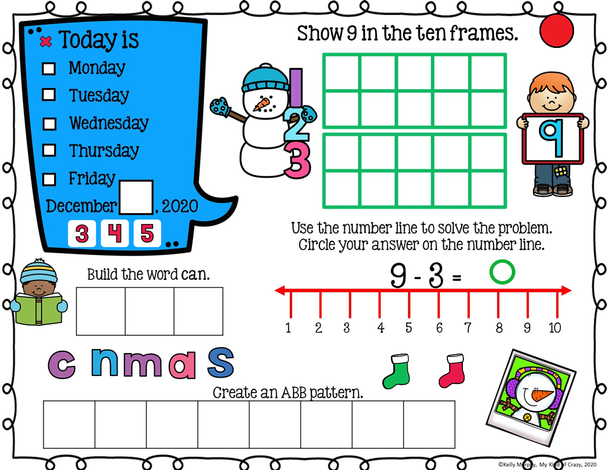 December Homework Remote Readiness Google Slides