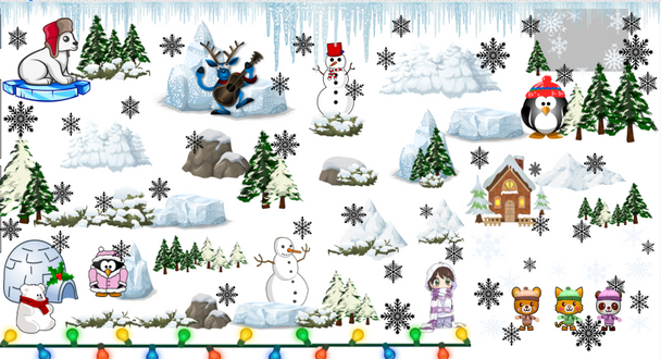 DIGITAL Math Winter January BUNDLE: Two-Step Equations + Algebraic Expressions