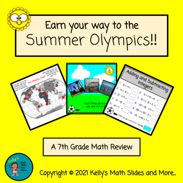 7th Grade Math Review - Thematic Unit - Summer Olympics