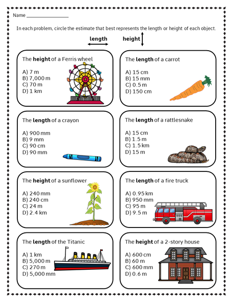 FREEBIE  Metric System Worksheet