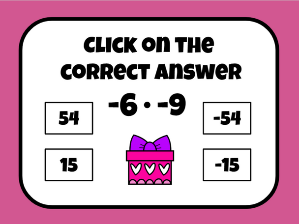 Valentine's Day - Integer Slide Game