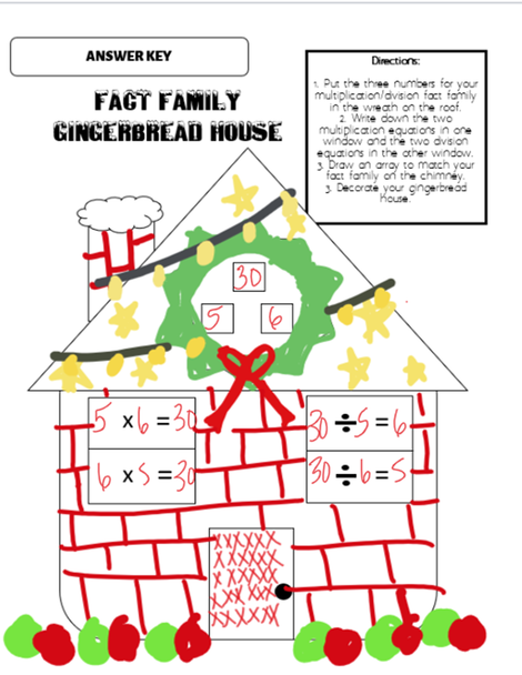 Winter Math Choice Board