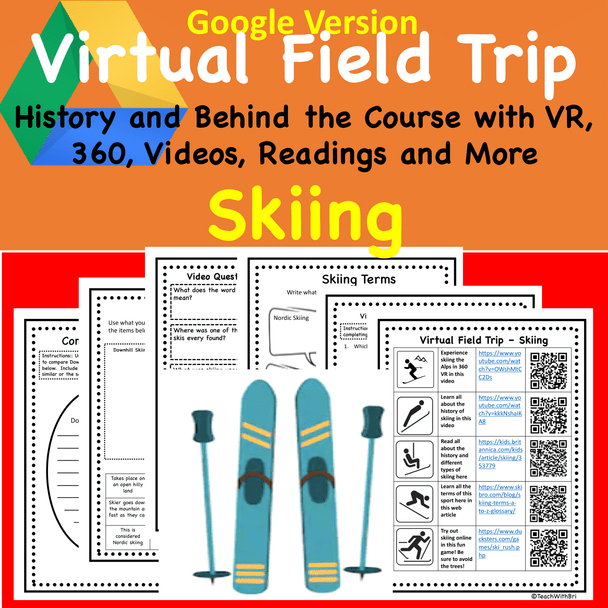 Digital Version - Virtual Field Trip - Behind the Sport- Skiing - Science & PE