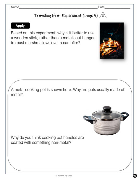 Heat Transfer and Heat Energy Activity | Distance Learning for Google Slides™ + Print