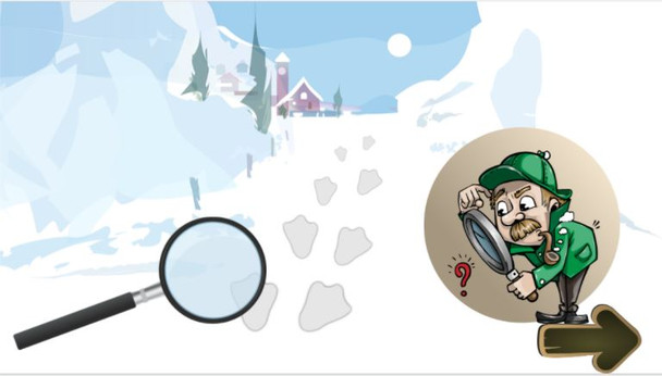 Template DIGITAL January Winter Scavenger Hunt Escape Room EDITABLE in Google Slides