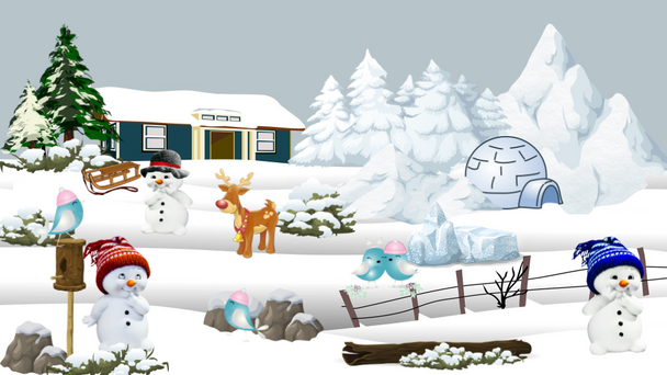 Template DIGITAL January Winter Scavenger Hunt Escape Room EDITABLE in Google Slides