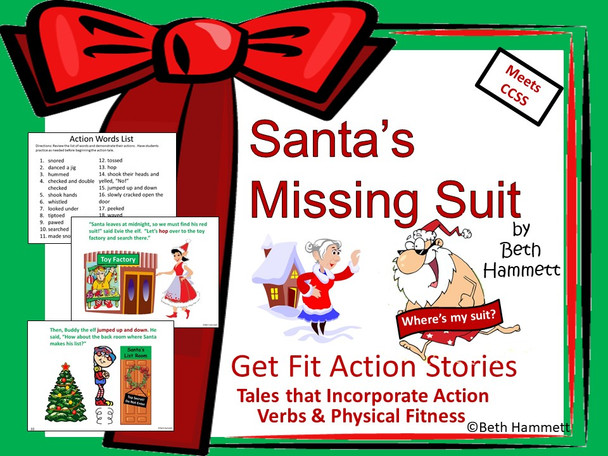 Get Fit Action Story: Santa's Missing Suit