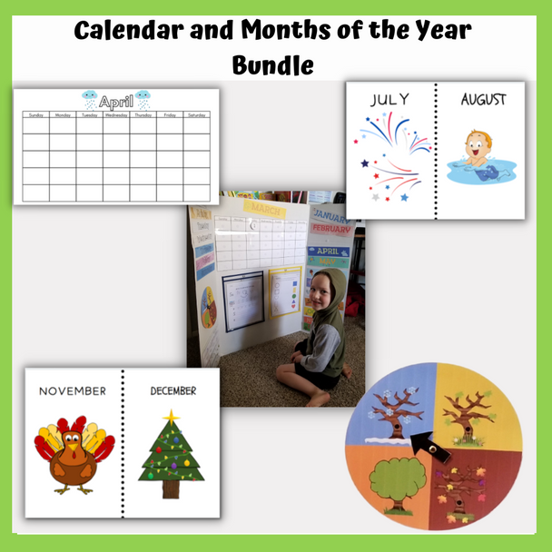 Printable Calendar for Circle Time