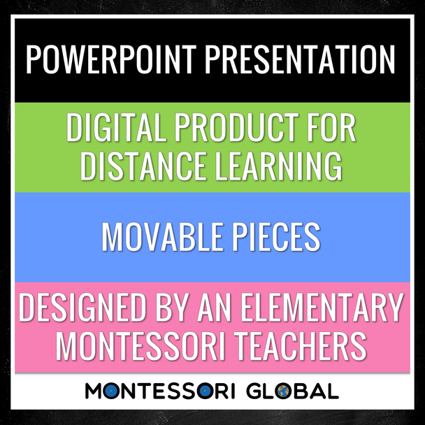 Montessori Digital Decimal Fraction Equipment and Presentations | PowerPoint