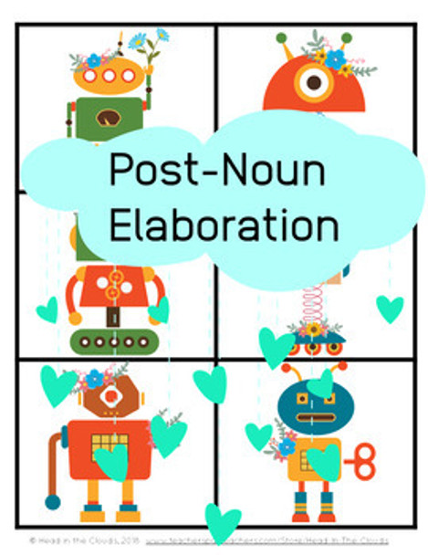 Post-noun Elaboration: Robots