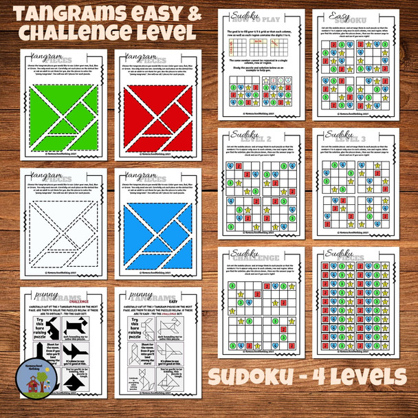 Early Finishers Worksheets