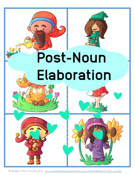 Post-Noun Elaboration: Trolls,  Garden Gnomes & Mushroom Homes