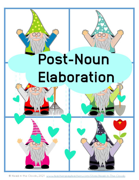 Post-Noun Elaboration: Trolls,  Garden Gnomes & Mushroom Homes