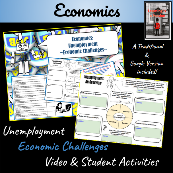 Economics: Unemployment Challenges | Student Activities | Microeconomics