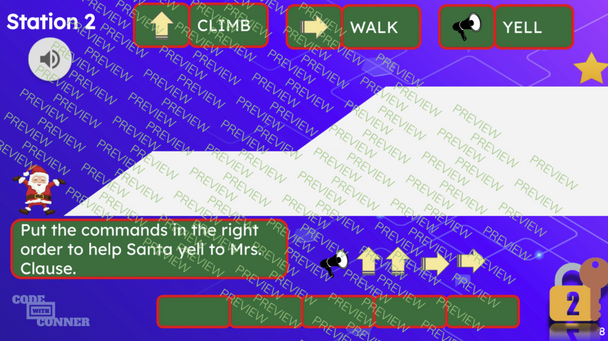 Code With Santa - An Elementary Digital Escape Room (No coding knowledge needed)