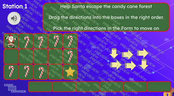 Code With Santa - An Elementary Digital Escape Room (No coding knowledge needed)