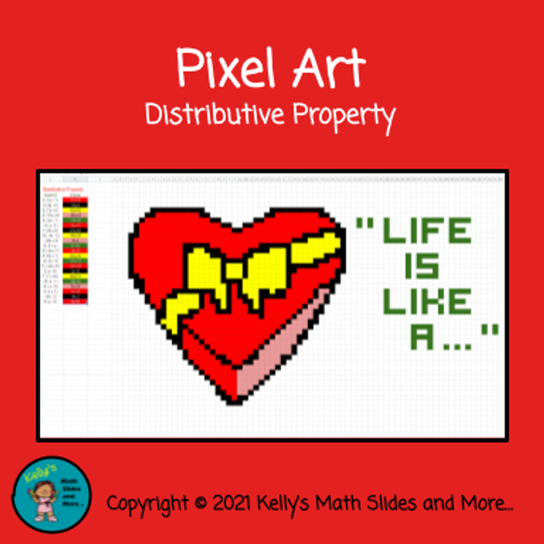 Pixel Art - Distributive Property