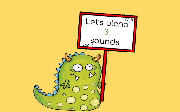 Structured Phonics Blending Board for VC and CVC with Continuant Sounds (Remote Ready Resource)