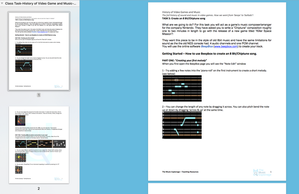 History of Video Game and Music-FULL LESSONS-Distance Learning | Google Slides™