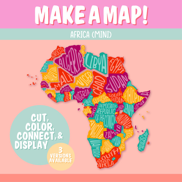 Africa Map-Making Activity | Africa Geography