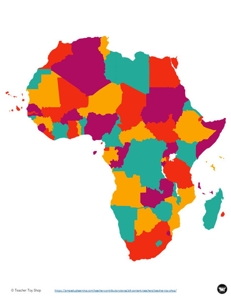 Africa Map-Making Activity | Africa Geography