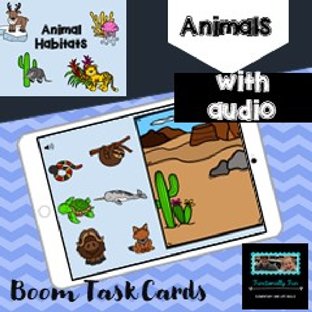 Animal Habitat Boom Cards