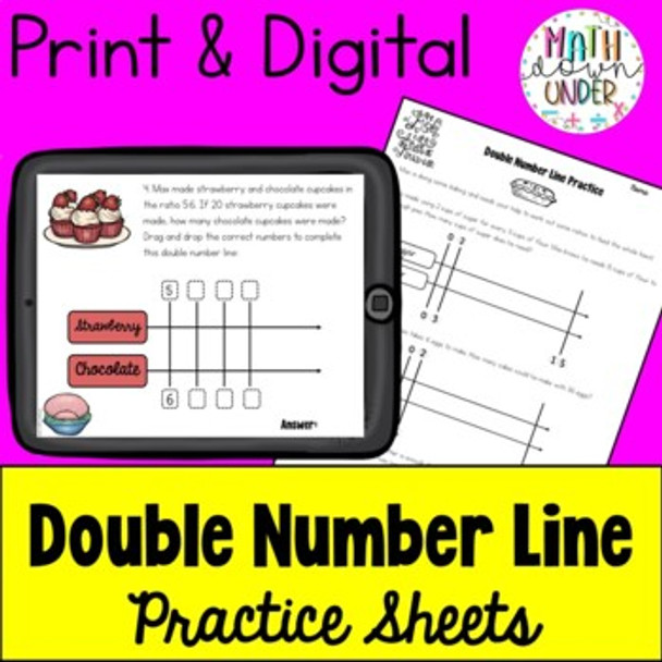 Ratios: Double Number Line Practice!