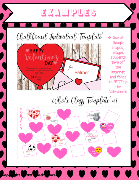 Valentine's Day Virtual Cards (26 templates) Jamboard