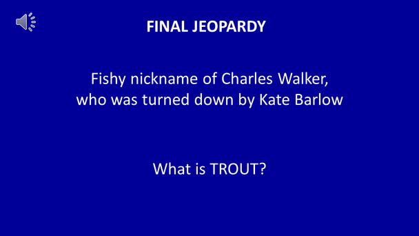 Louis Sachar's Holes Jeopardy