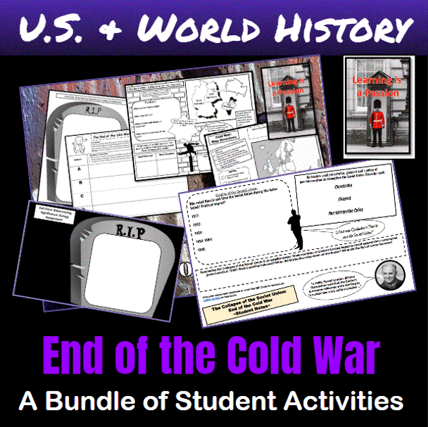 U.S. History | Fall of Berlin Wall | End of the Cold War | Activity Bundle