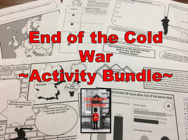U.S. History | Fall of Berlin Wall | End of the Cold War | Activity Bundle