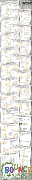 Areas 2 - find the area of a complex shape preview