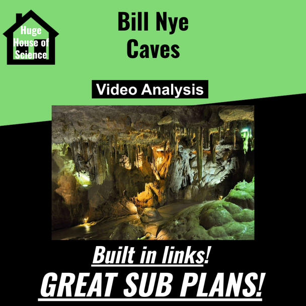 Bill Nye - Caves Google Form (Great sub plans or distance learning!)