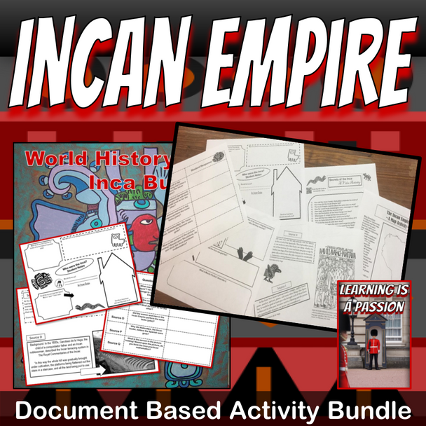 World History | Mesoamerica | Inca Empire | Bundle | Document Based Activities