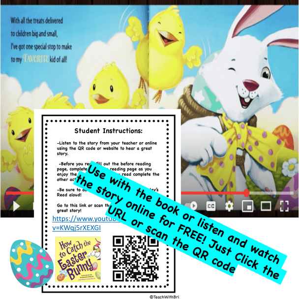 FREE How to Catch the Easter Bunny - Spring  Read Aloud Activity Pack  (Printable Version)