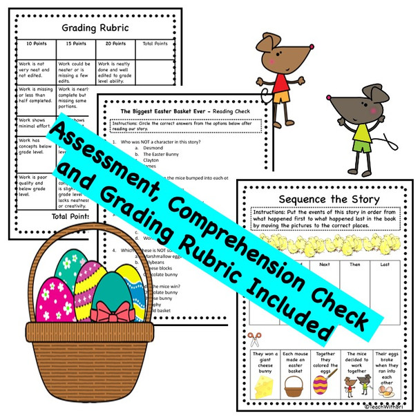 The Biggest Easter Basket Ever- Spring  Read Aloud Activity Pack  (Printable Version)