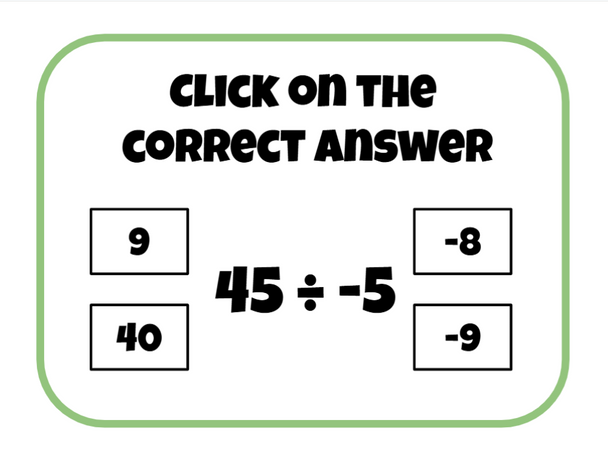 Integer Slide Game