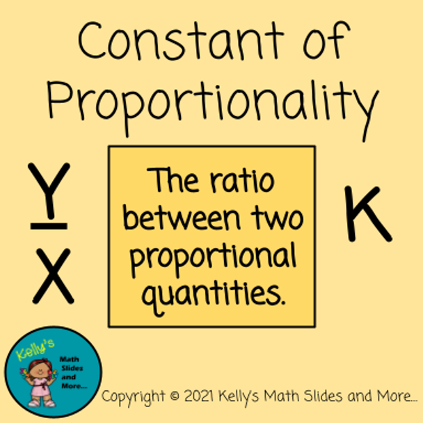 Constant of Proportionality - Digital with 10 Poster Word Problems