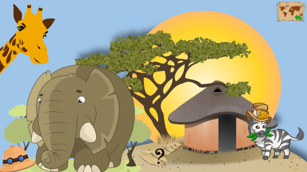 Digital TEMPLATE Earth Day activity Scavenger Hunt Around the World Escape Room