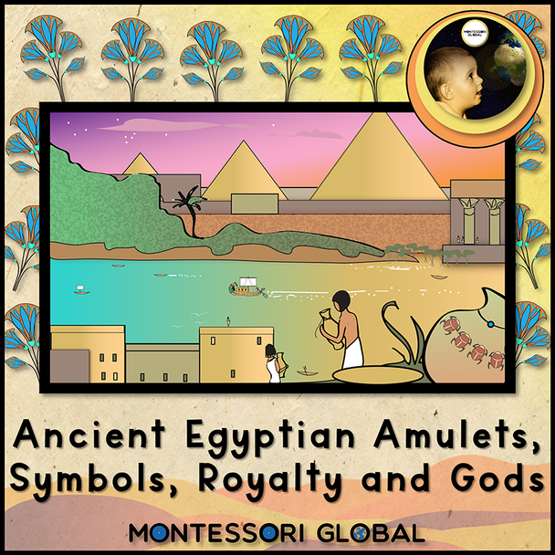 Ancient Egyptian Amulets Symbols & Gods | 3 Part Cards | Boom Cards | PowerPoint