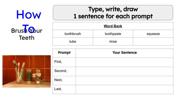 Procedures Writing Prompt Volume 1