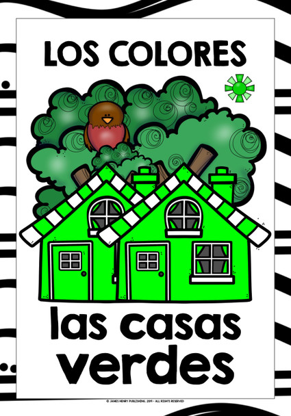SPANISH FOR CHILDREN COLORS FLASHCARDS