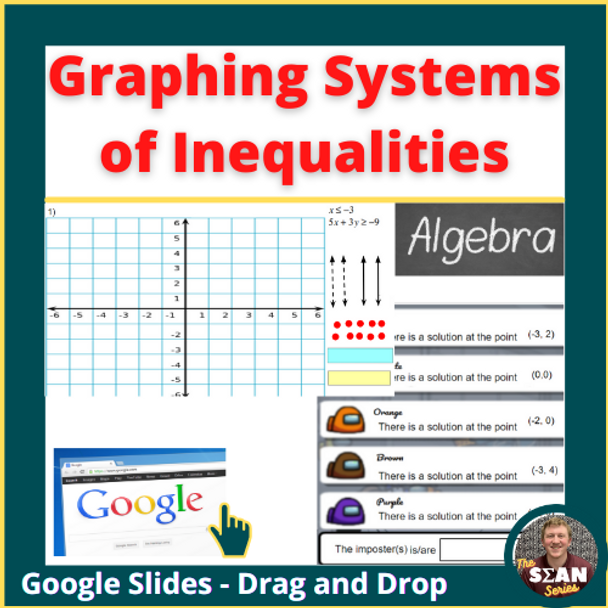 Graphing Systems of Inequalities: Google Slides Drag and Drop Activity