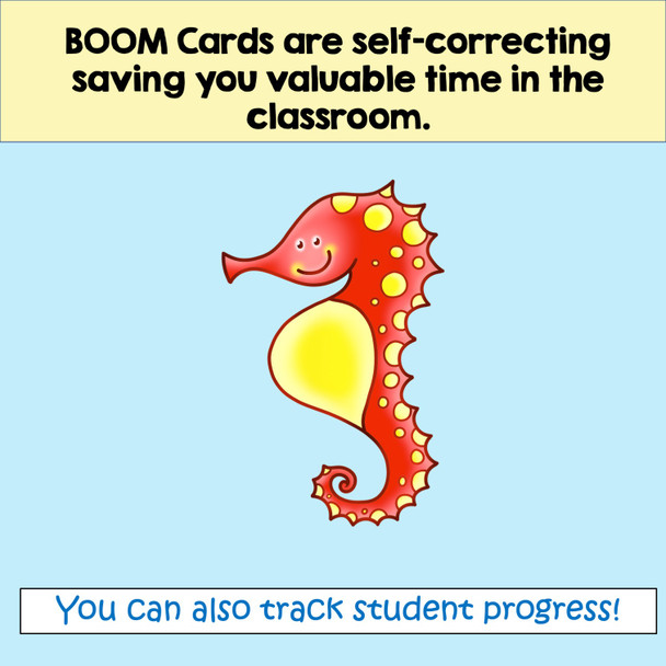 Order of Operations Ocean Themed BOOM Cards!