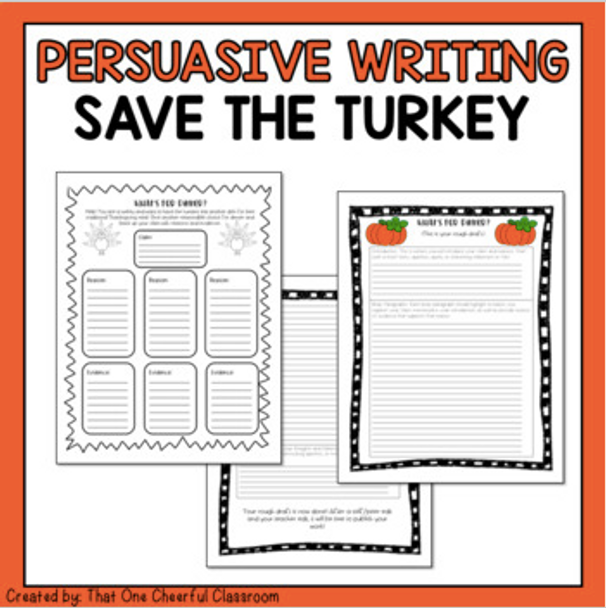 Save the Turkey -- Persuasive Writing Project