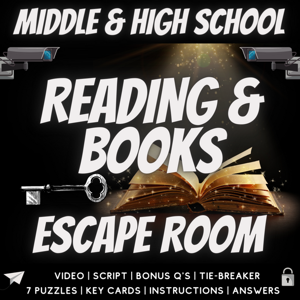 Reading and Books Escape Room 