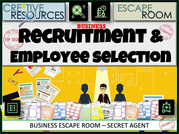 Recruitment and Employee Selection Escape Room 