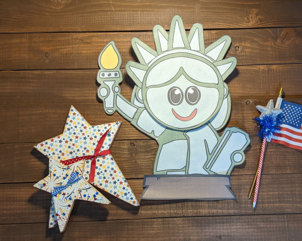 Statue of Liberty Paper Plate Craft