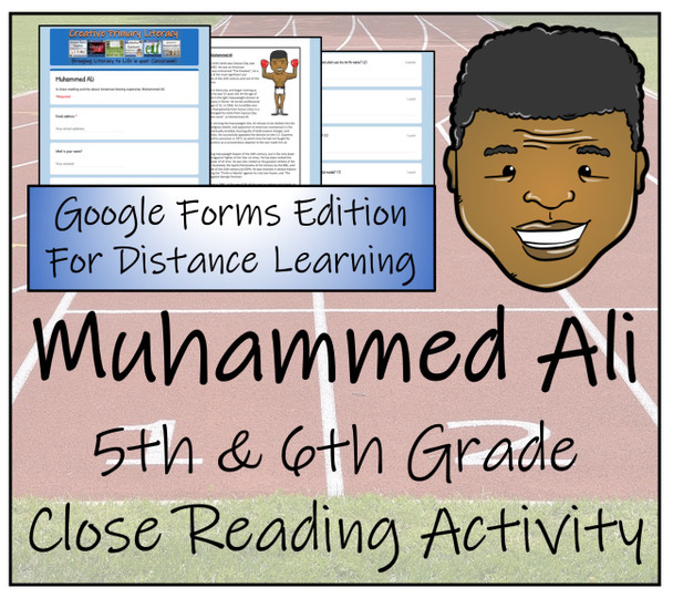 Muhammed Ali Close Reading Activity Digital & Print | 5th Grade & 6th Grade